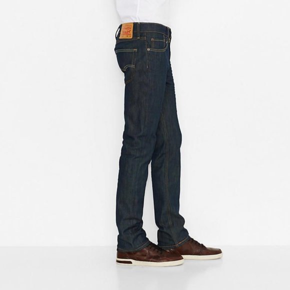 Levi's 511™ SLIM FIT Straight Men's JEANS Blue - Picture 3 of 5